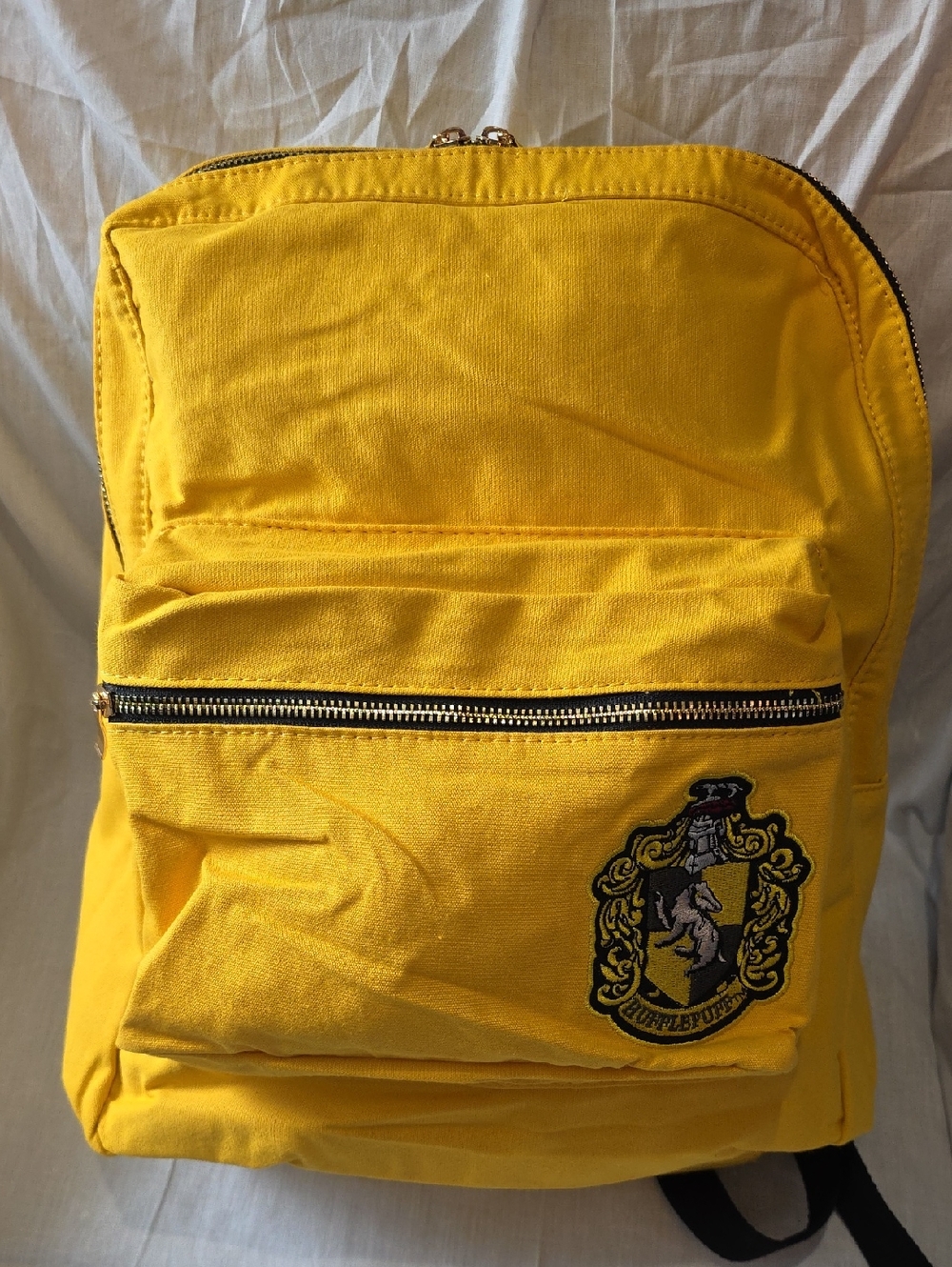 Universal Harry Potter Hufflepuff Canvas Backpack